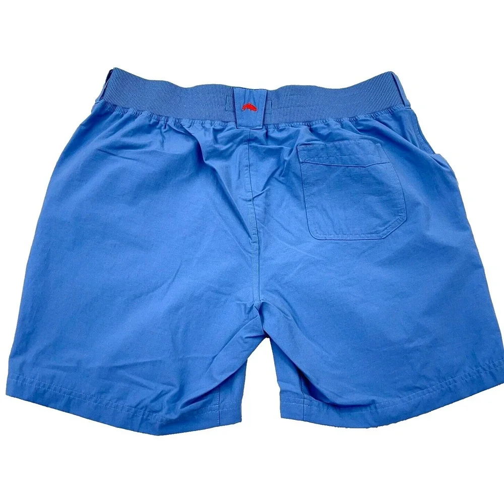 Simms Shorts Men Large 34 Blue Performance Fishing Nautical‎ Camp Adult